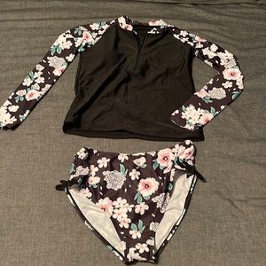 SHEIN long sleeve tankini